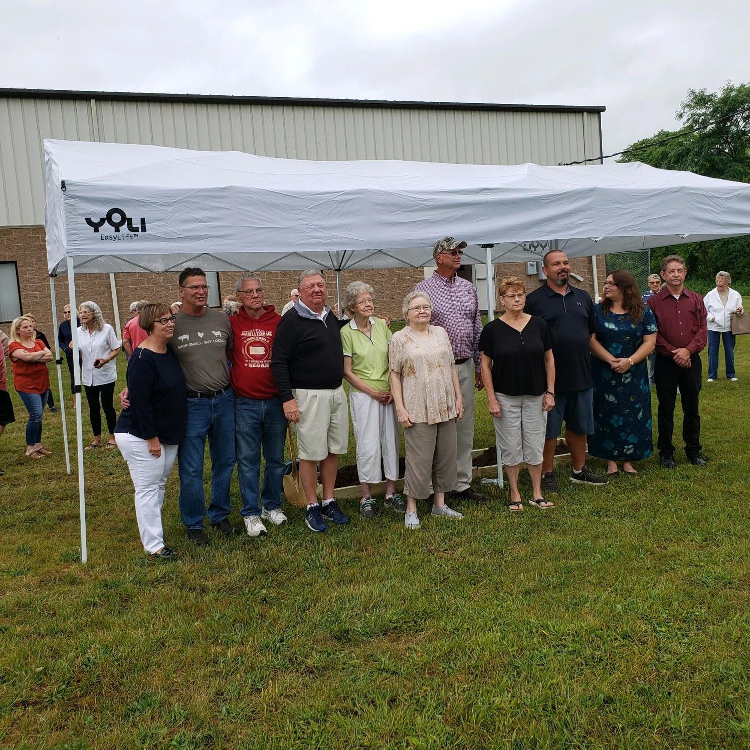 Group photo at Juniata Terrace