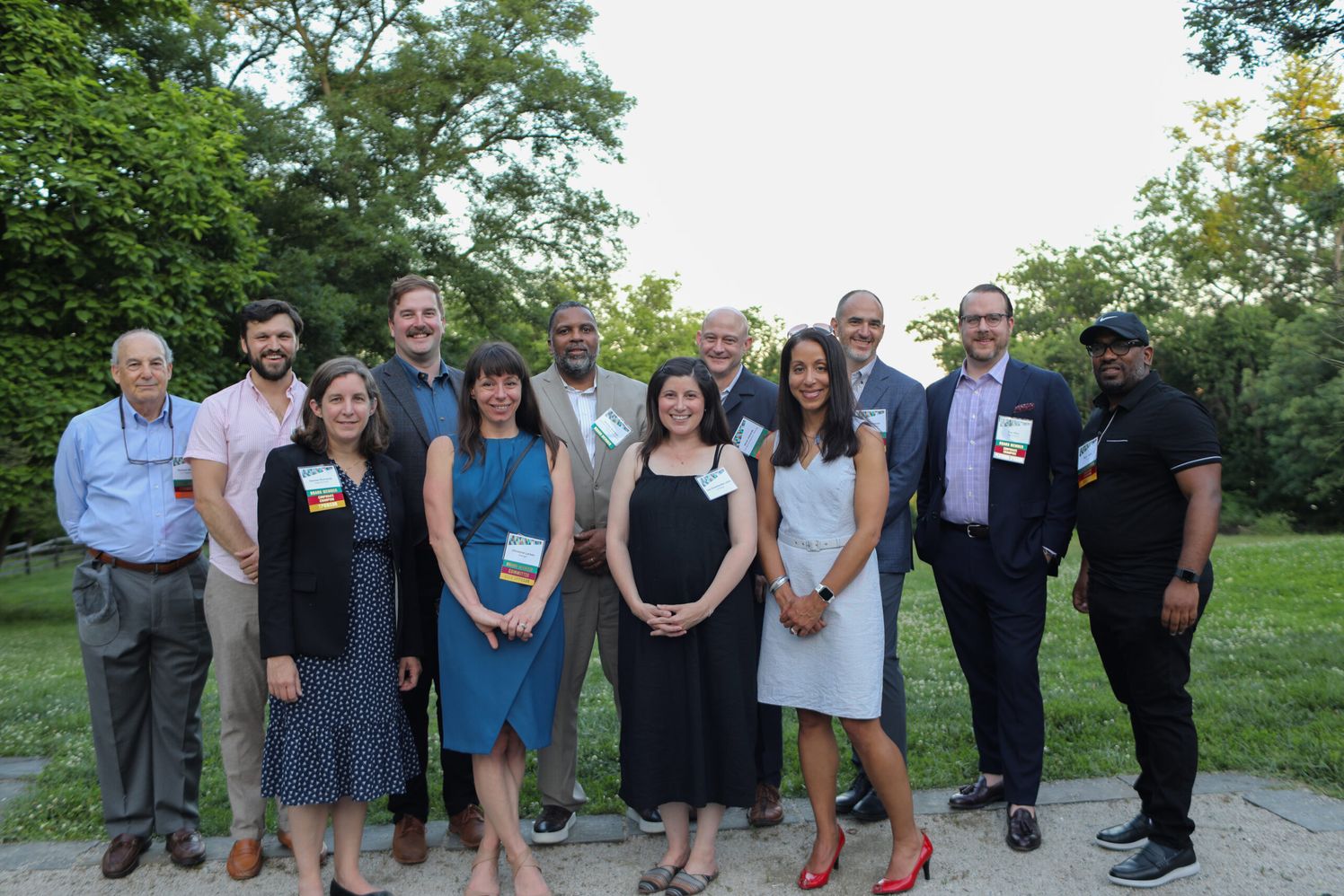 Group photo of Ballinger staff at a fundraiser