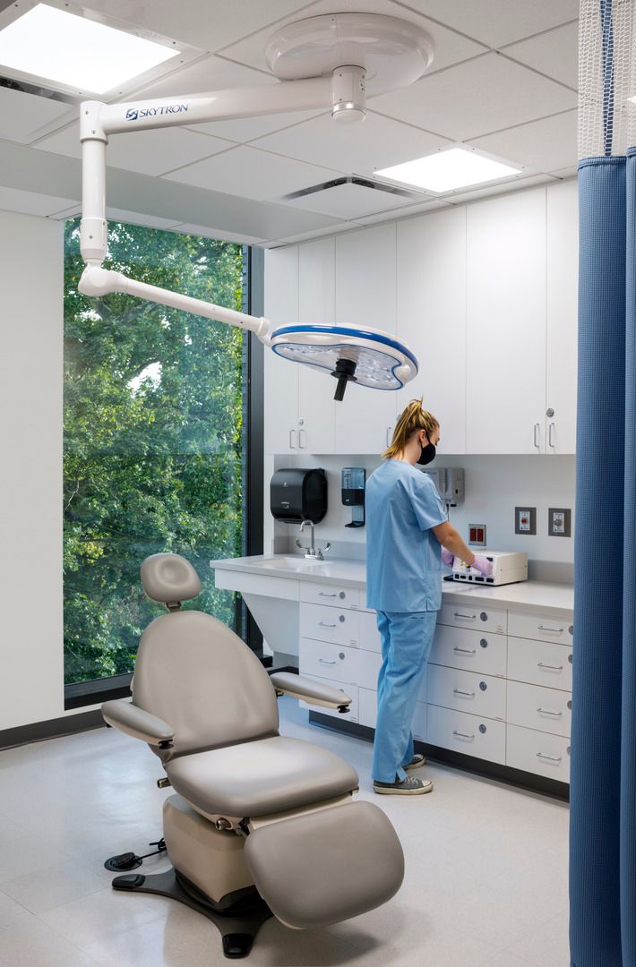 interior of exam room at Radnor Ambulatory Care Center